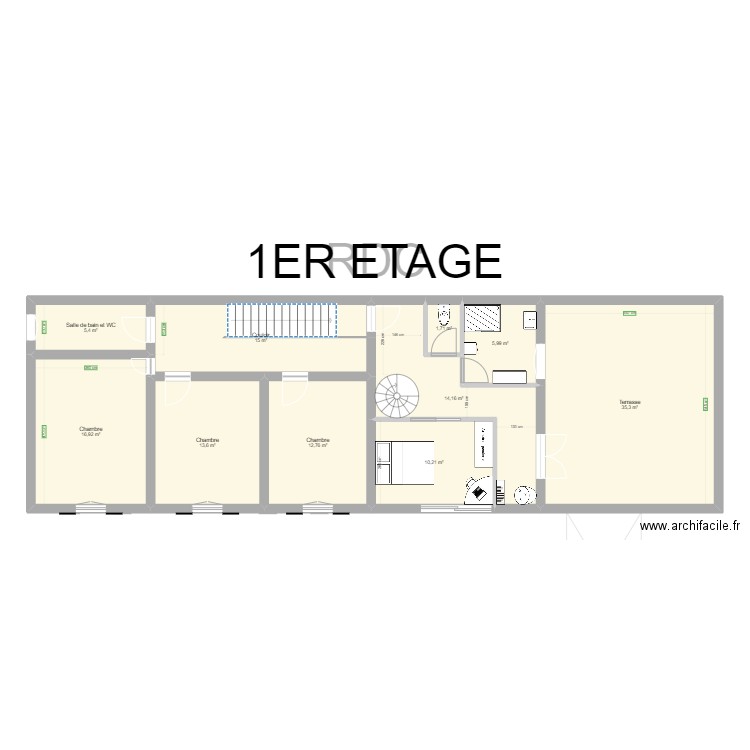 Maison Yohann et Aurélie V2. Plan de 26 pièces et 383 m2