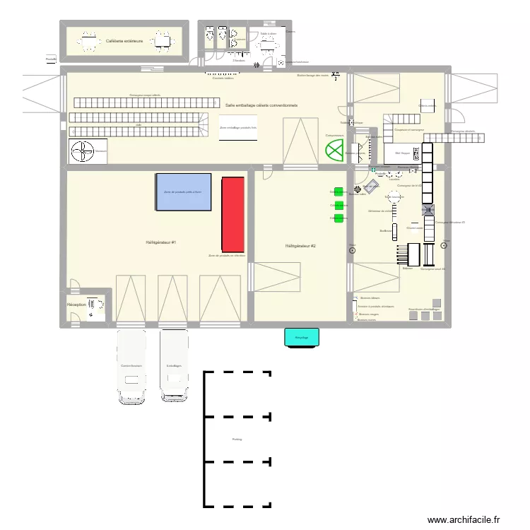 Salle 201 complète. Plan de Salle 201 complète. Plan de