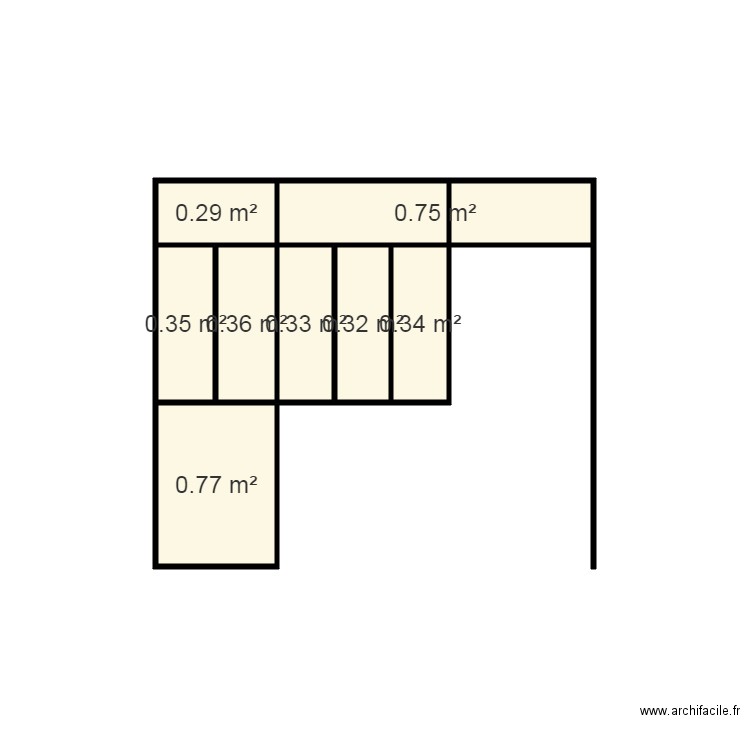 coupe verrière. Plan de 0 pièce et 0 m2