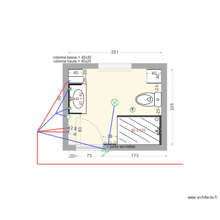 salle de bains 2021 12 08a. Plan de 0 pièce et 0 m2