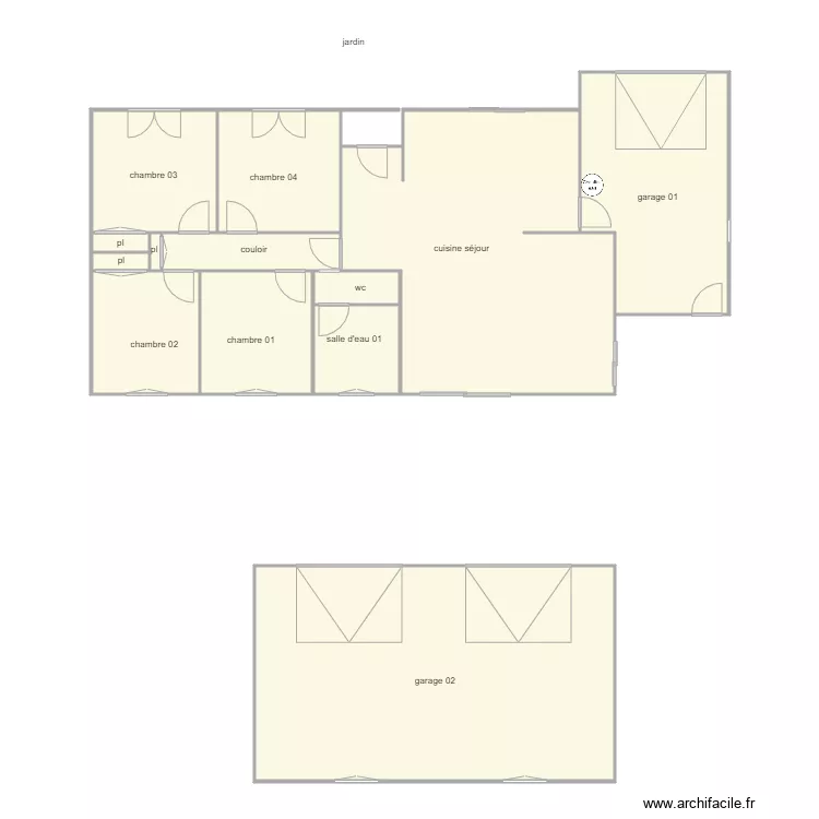 joussemet am 1389. Plan de 