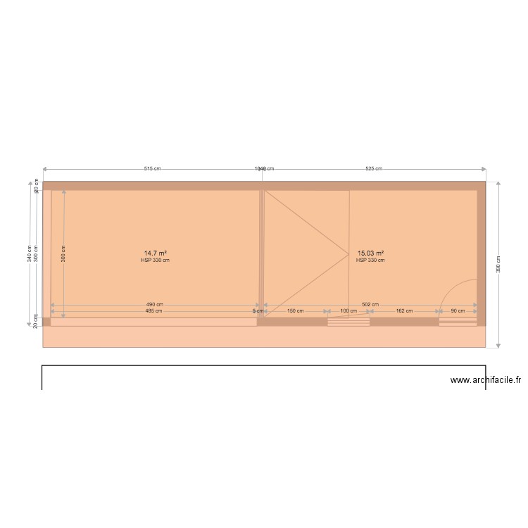 garage. Plan de 0 pièce et 0 m2