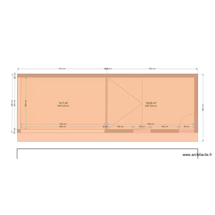 garage. Plan de garage. Plan de