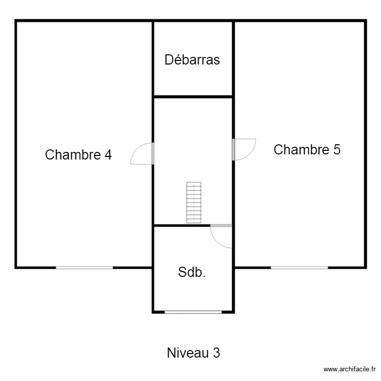  Pouy niveau 3. Plan de 