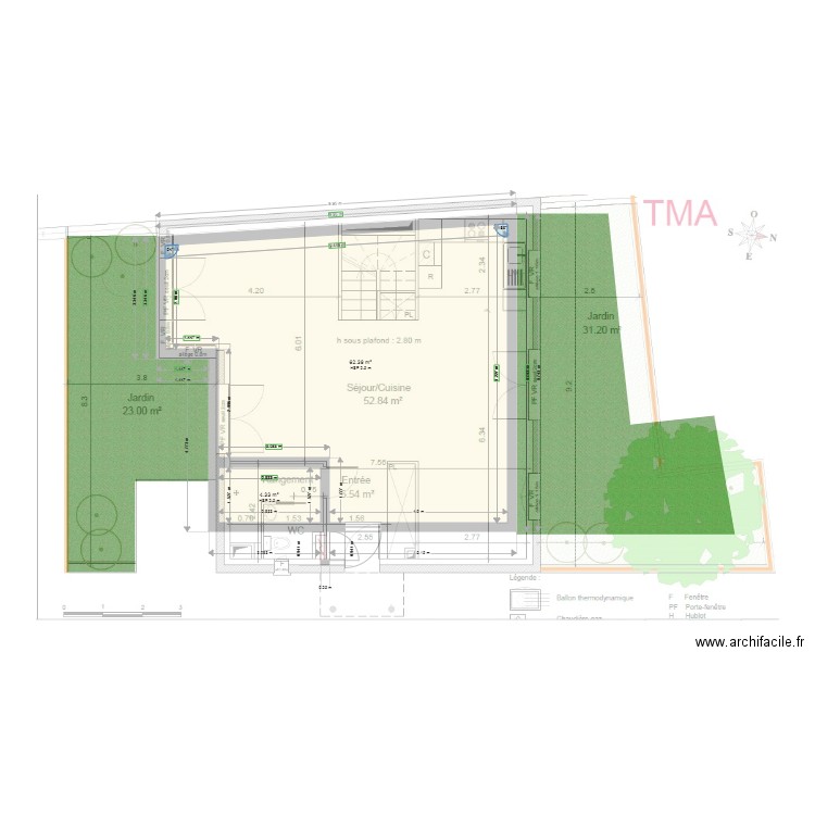 maison 1. Plan de 0 pièce et 0 m2