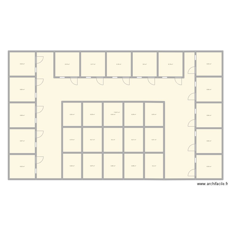 Marcher. Plan de 0 pièce et 0 m2