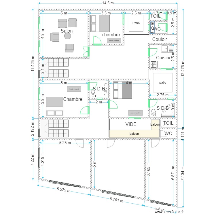 DIONG W. Plan de 0 pièce et 0 m2