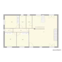 Plan maison rez de chauss&eacute;e