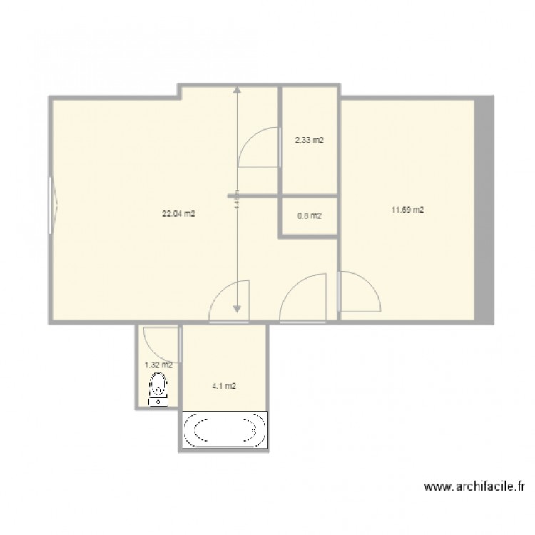 sci lmx. Plan de 0 pièce et 0 m2