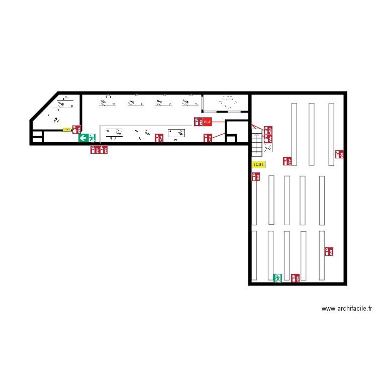 QUAI SUD 3 etage . Plan de 0 pièce et 0 m2