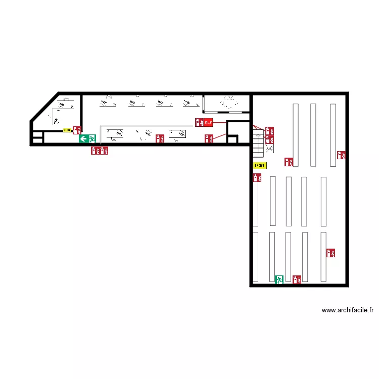 QUAI SUD 3 etage . Plan de QUAI SUD 3 etage . Plan de