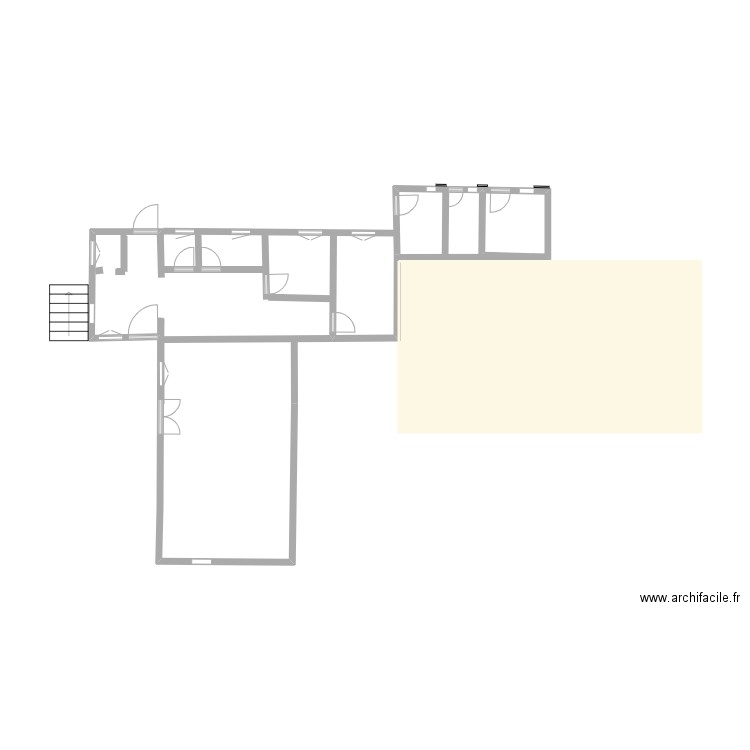 Maison SSOL 2. Plan de 1 pièce et 21 m2