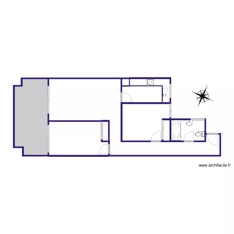 Apart La Mata hyra. Plan de 
