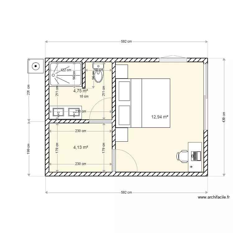 BUNGALOW 1. Plan de BUNGALOW 1. Plan de