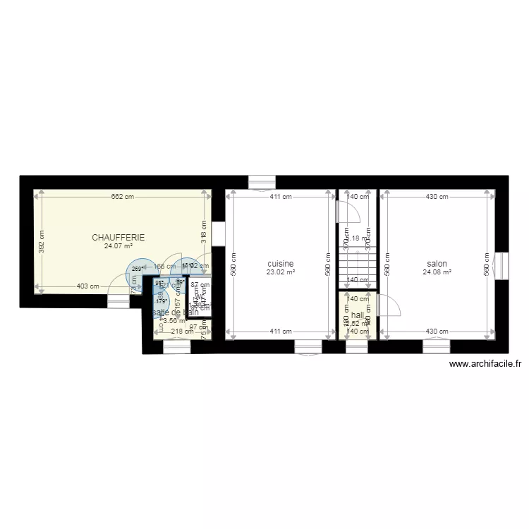 BLANCHON. Plan de 