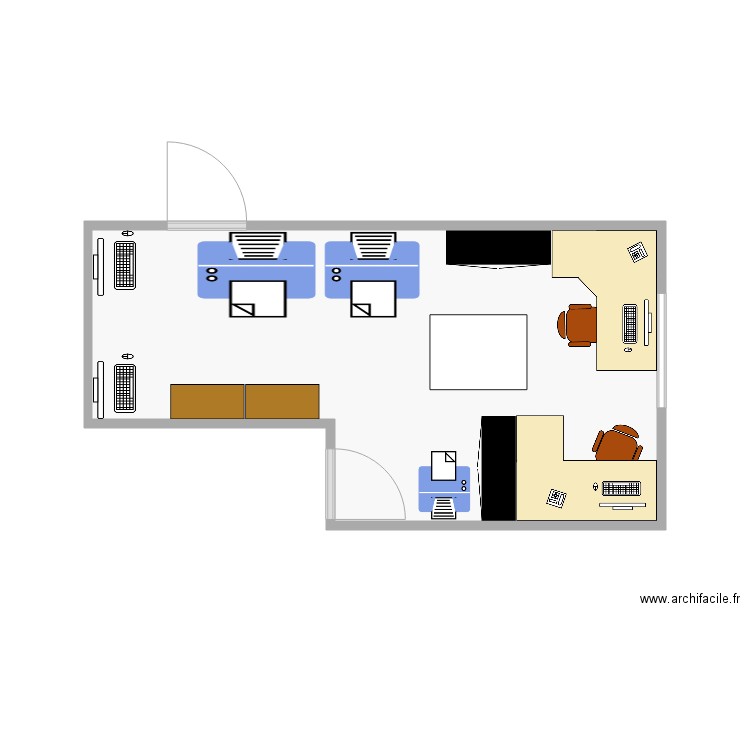 Atelier PrePresse. Plan de 0 pièce et 0 m2