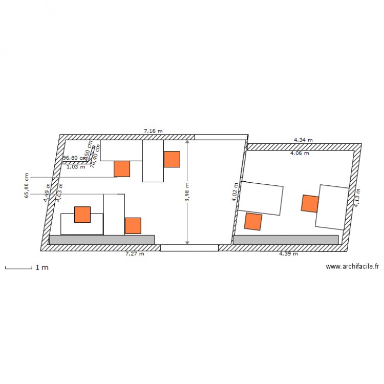 bureau 6.2. Plan de 0 pièce et 0 m2