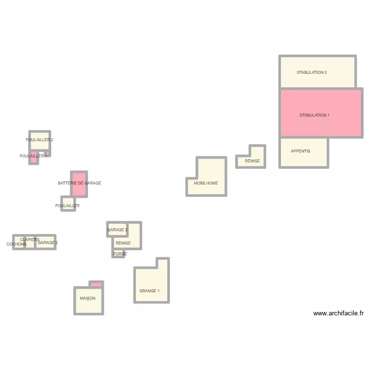 DERIGOIN ENSEMBLE. Plan de 