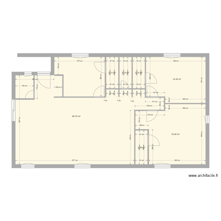 calenzana surélévation. Plan de 0 pièce et 0 m2