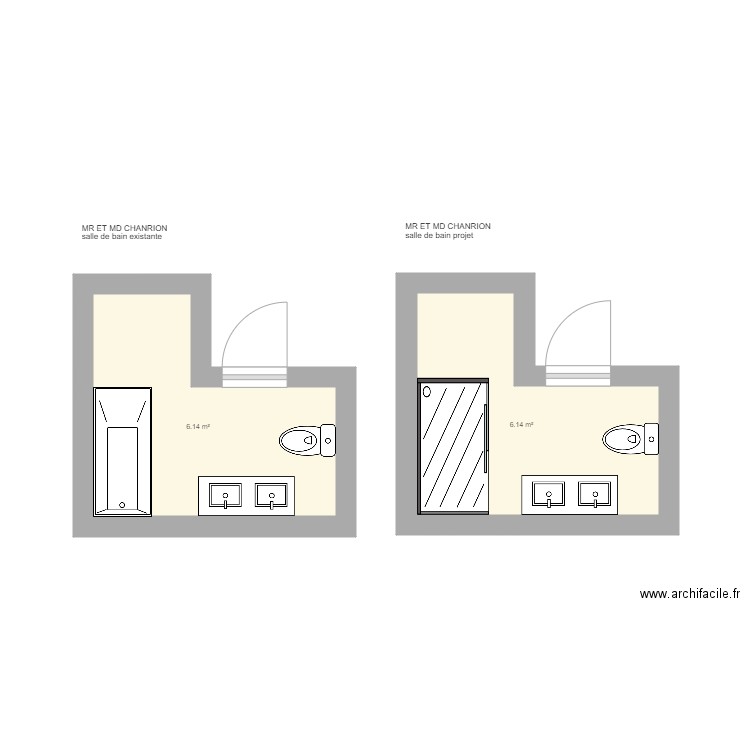 CHANRION. Plan de 0 pièce et 0 m2