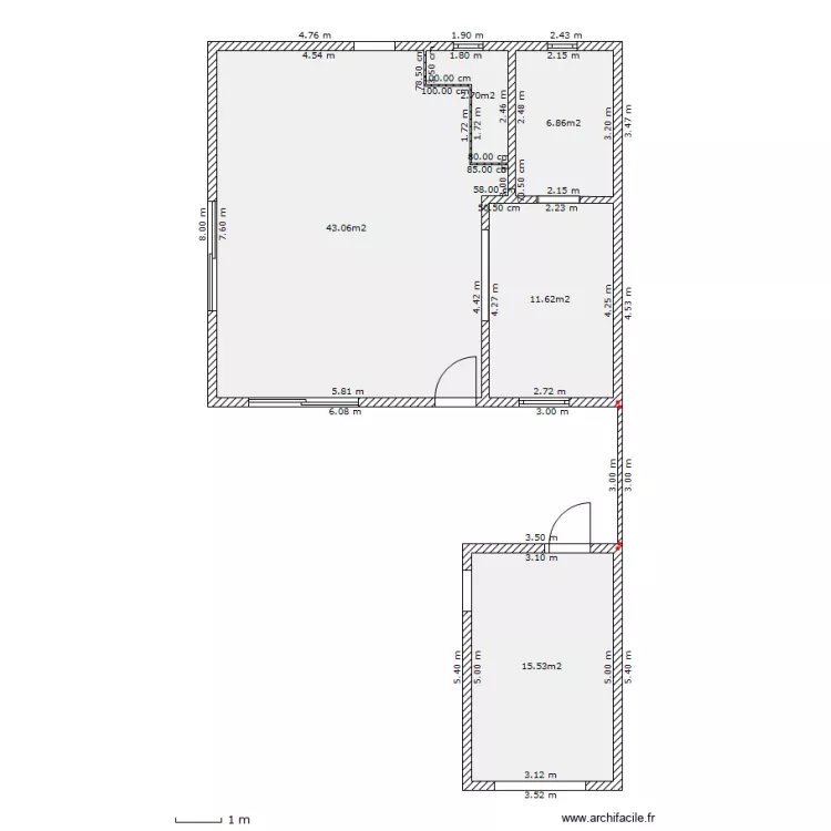MAISON BBC. Plan de 