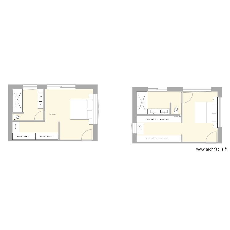 chambre. Plan de 0 pièce et 0 m2