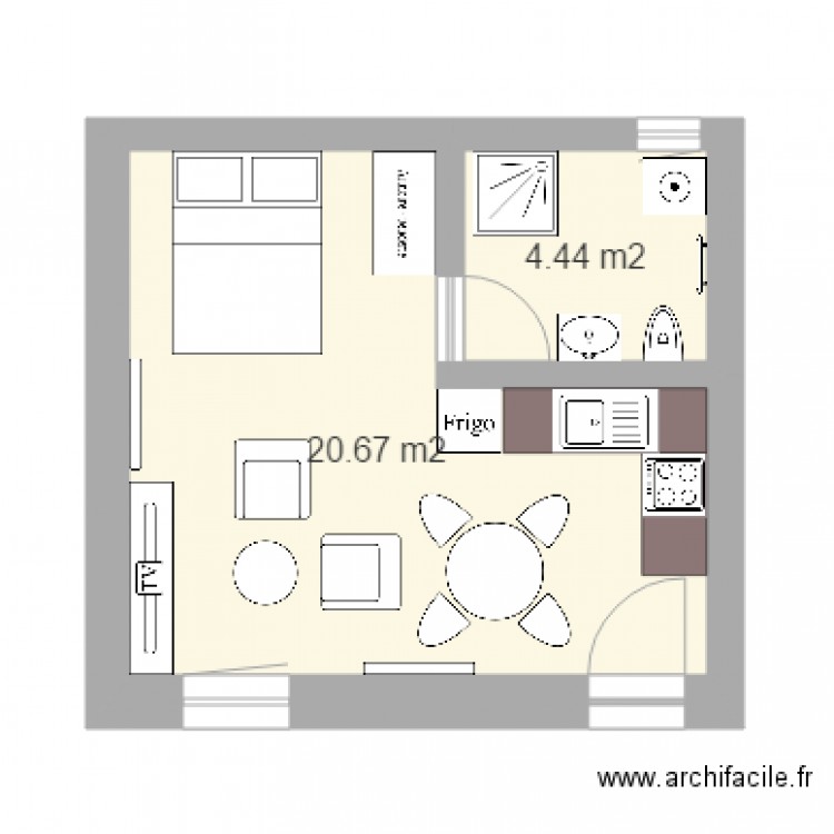sous sol fontaine. Plan de 0 pièce et 0 m2