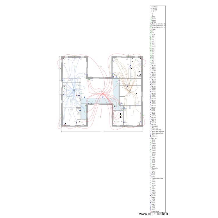 laranjo cablage TONE. Plan de 0 pièce et 0 m2