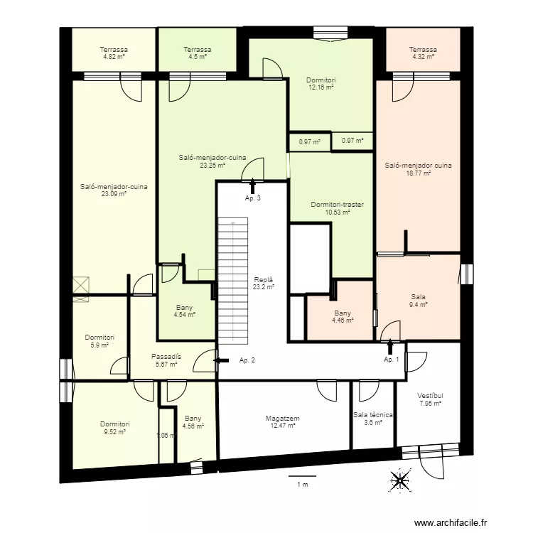 ED BELLAVISTA II SOLDEU CANILLO. Plan de 