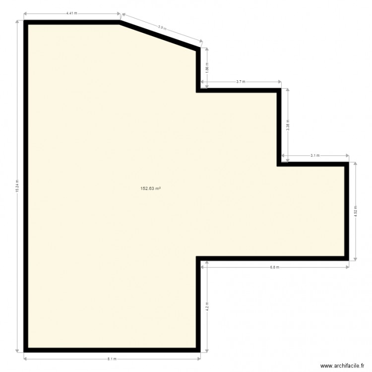 gangi superficie batie. Plan de 0 pièce et 0 m2