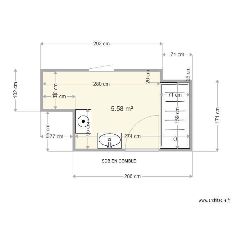 HECQUET KERMOUS MALIKA . Plan de 0 pièce et 0 m2