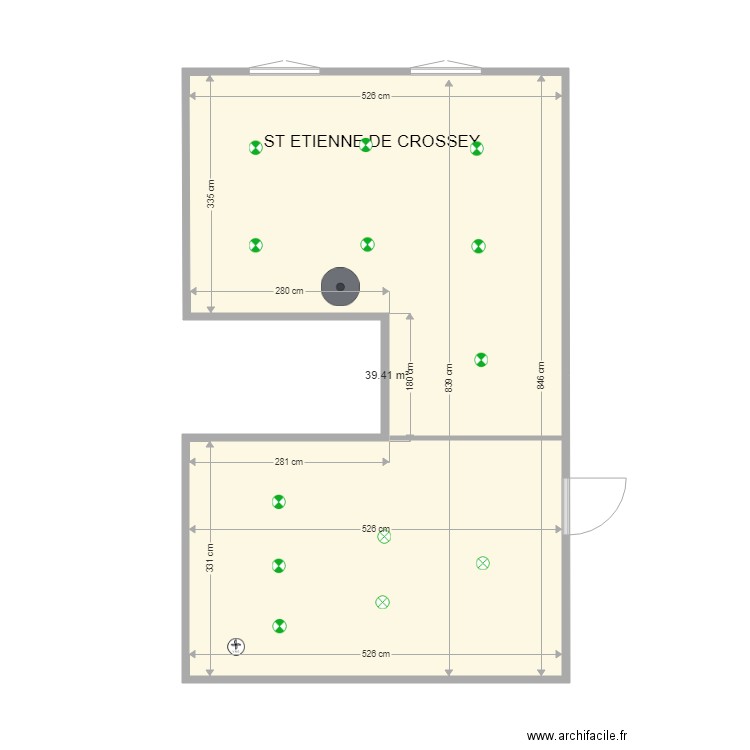 DAMIEN BUTTIGLIERI ST ETIENNE DE CROSSEY. Plan de 0 pièce et 0 m2