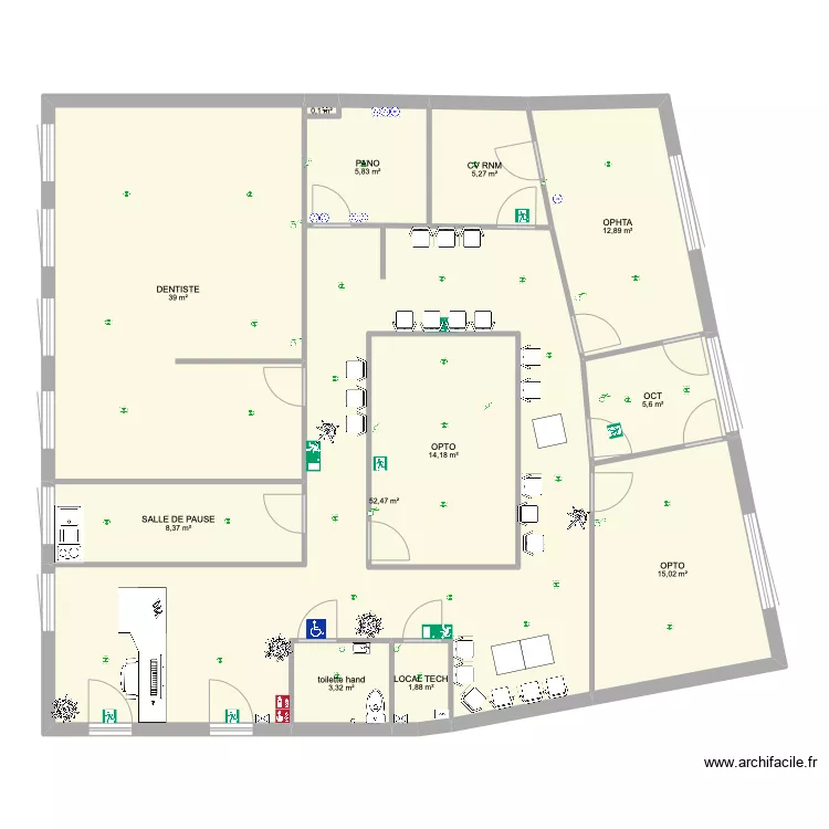 plan perpignan dentiste. Plan de 