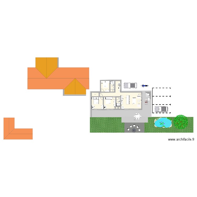 Vergara Gallo OP2. Plan de 8 pièces et 72 m2