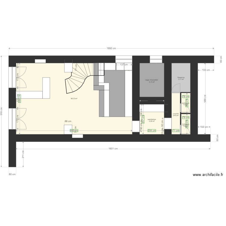 Plan bar les beaux arts. Plan de 0 pièce et 0 m2