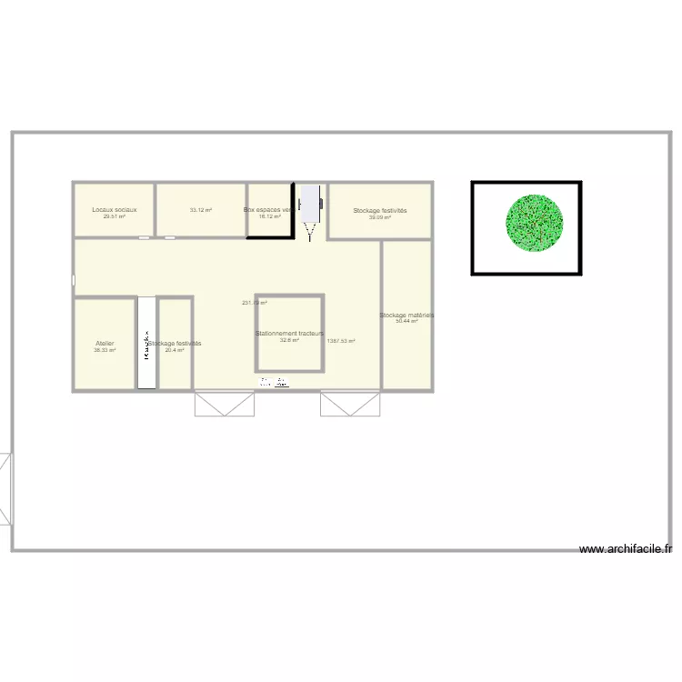 Services techniques Aureille. Plan de Services techniques Aureille. Plan de