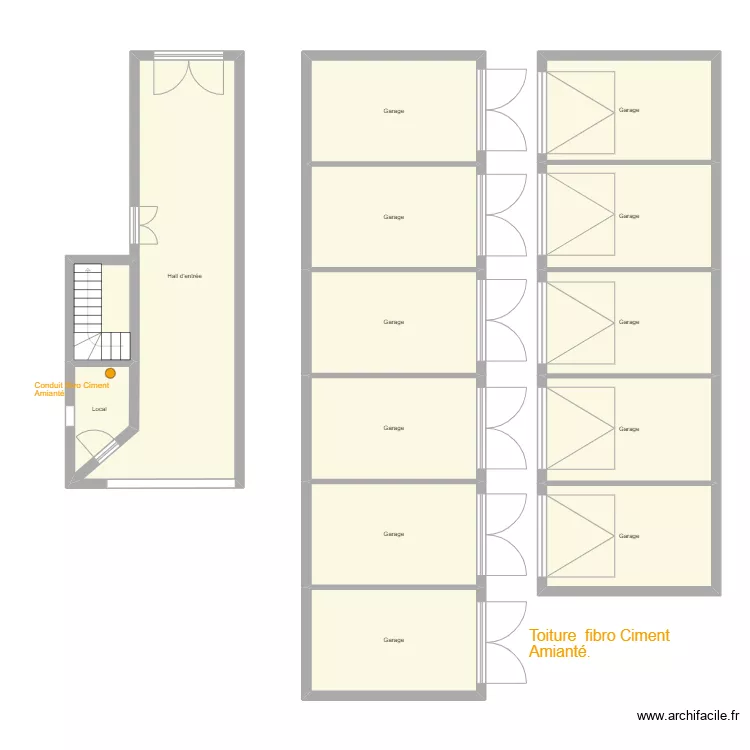 Croquis DIERSTEIN Parties communes. Plan de 
