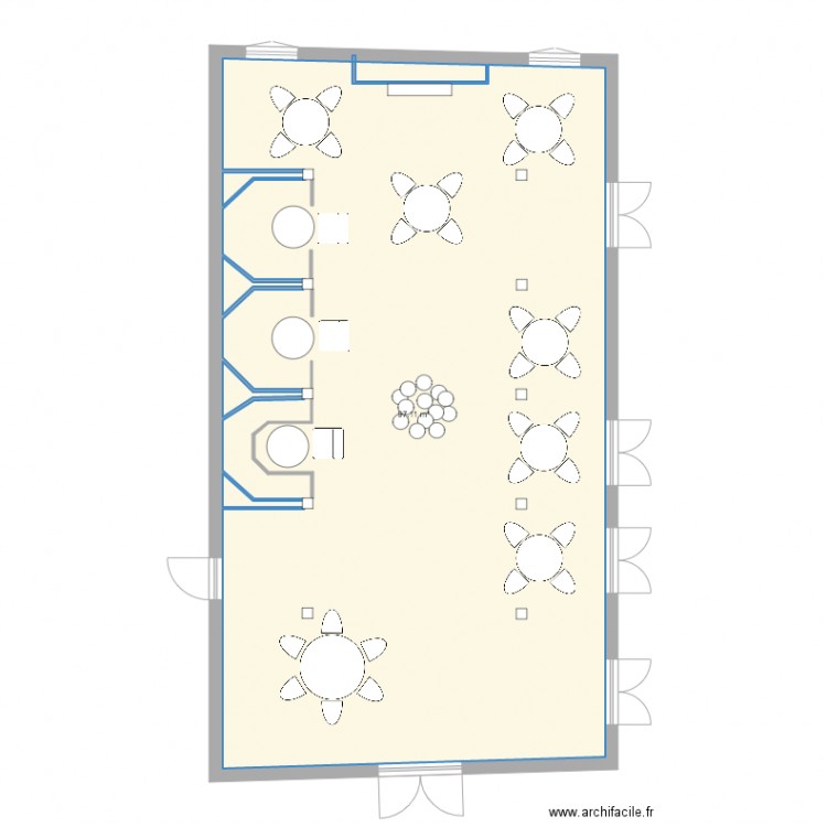 Resto Buffiere. Plan de 0 pièce et 0 m2