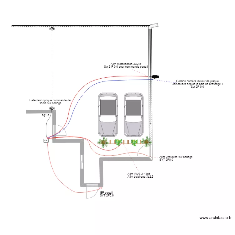 DepannOuest Am&eacute;nagement  Parking . Plan de 