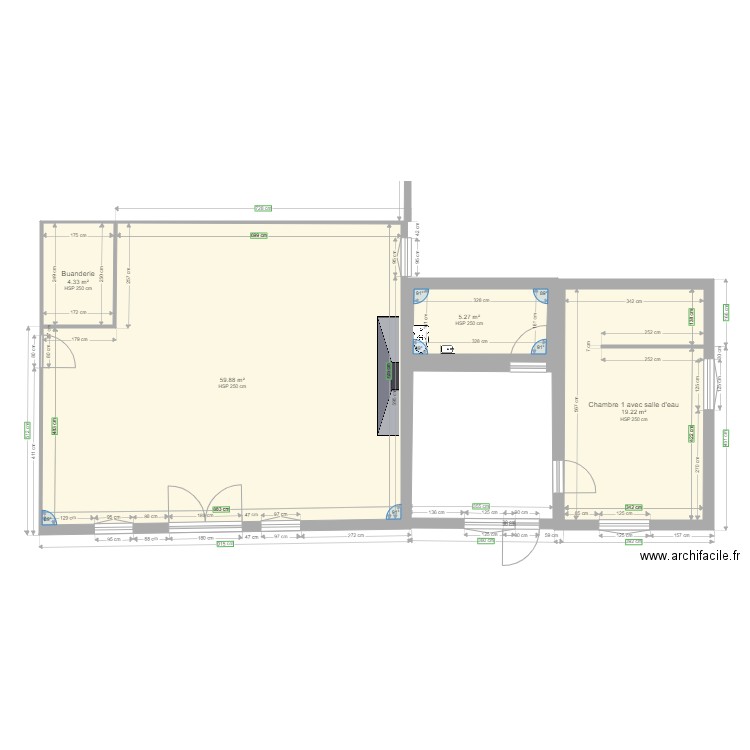 theil. Plan de 0 pièce et 0 m2