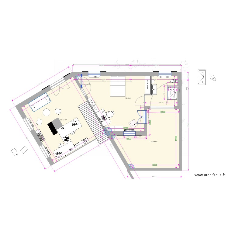 etagebureau12. Plan de 0 pièce et 0 m2