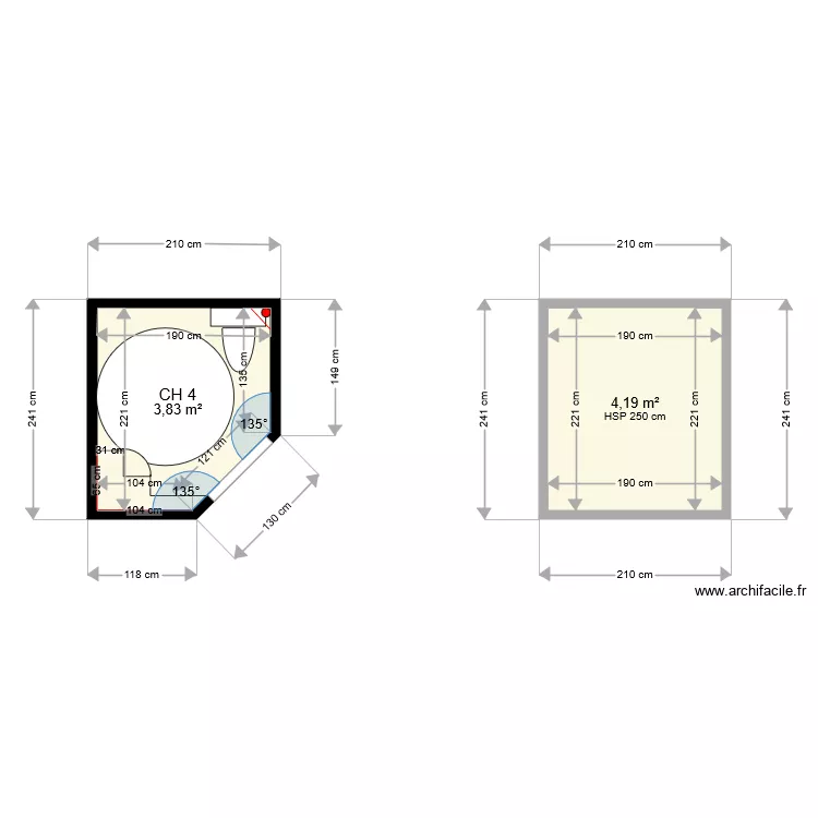Clos SDE 4. Plan de 