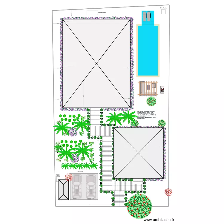 LOTE F - Ben Pool on side. Plan de 