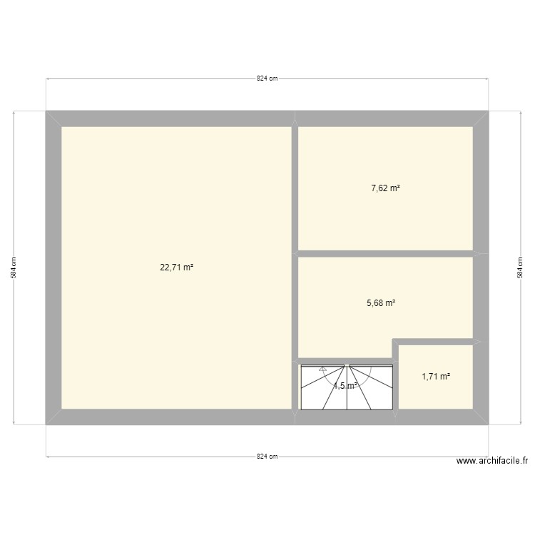 RDC V.2. Plan de 0 pièce et 0 m2