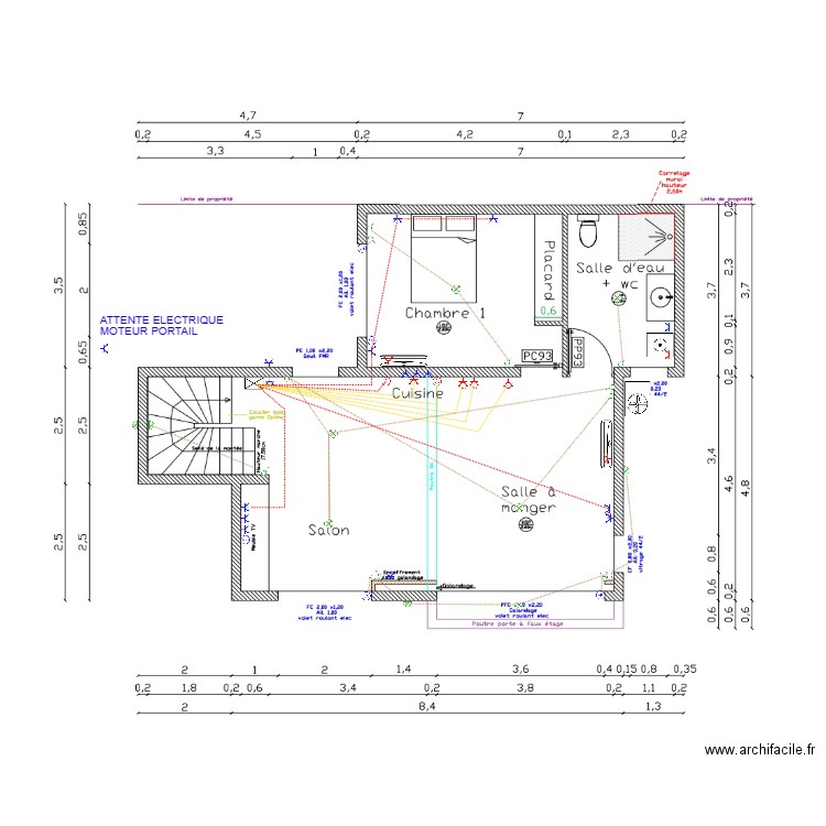 COULET DAVID. Plan de 0 pièce et 0 m2