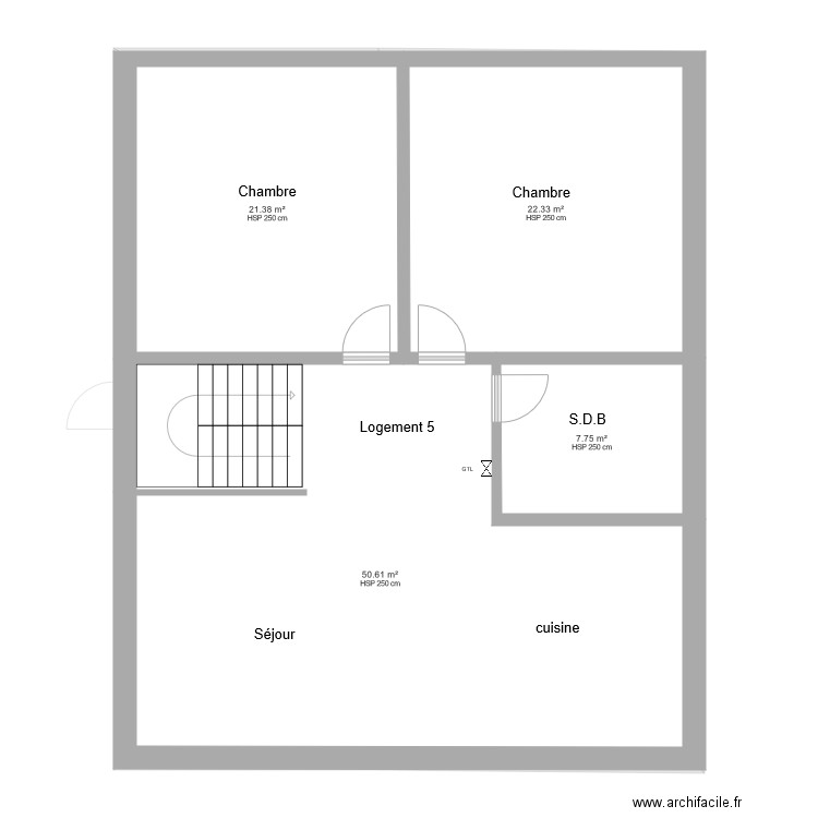 Appartement R2. Plan de 0 pièce et 0 m2
