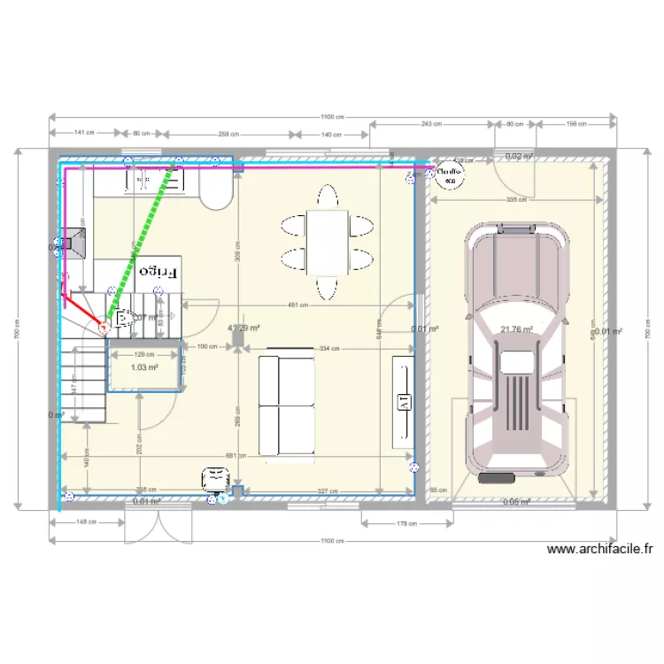 foch rdc r&eacute;seaux. Plan de 