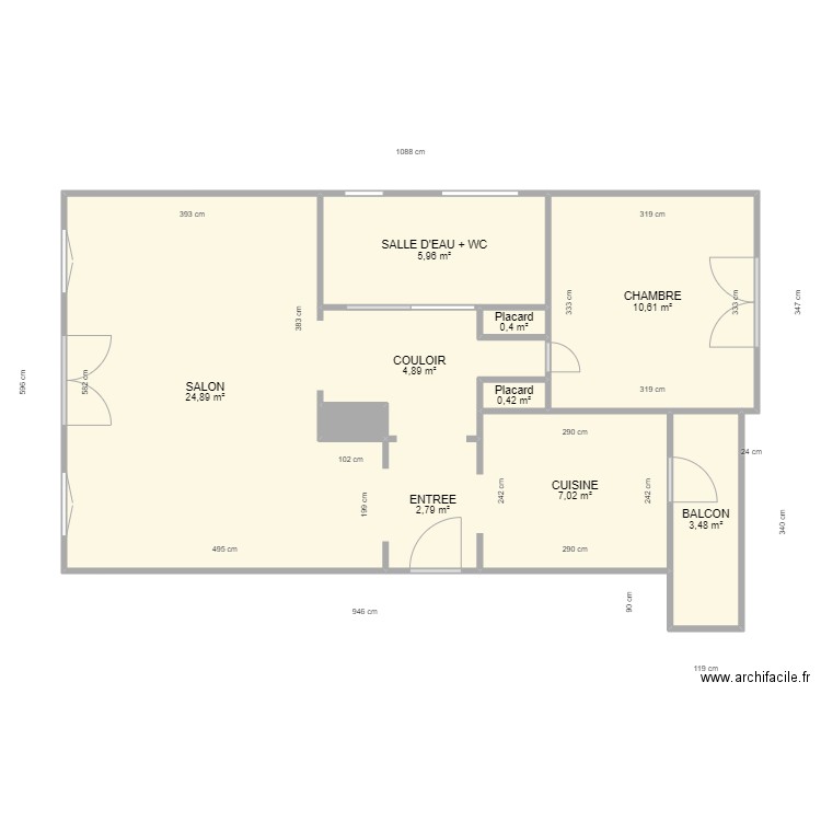 MAZARS . Plan de 0 pièce et 0 m2