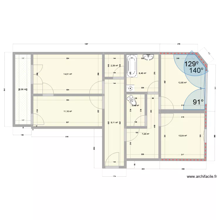 maison 5. Plan de 