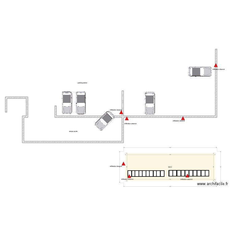 madibeau 2 asdetrefle. Plan de 1 pièce et 67 m2